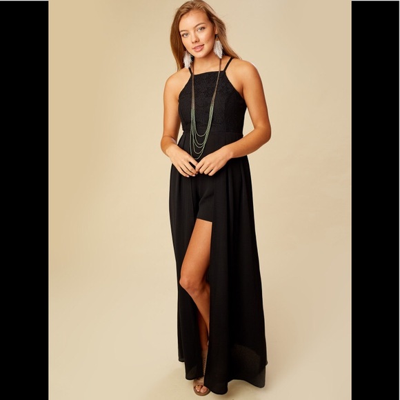 maxi walk through dress